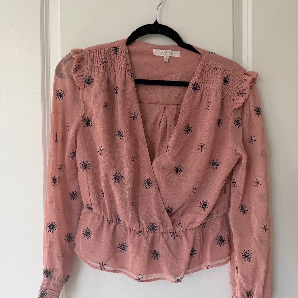 pink blouse